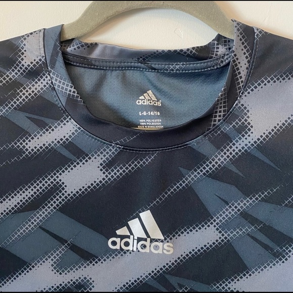 Adidas gray athletic T-shirt - Picture 3 of 6